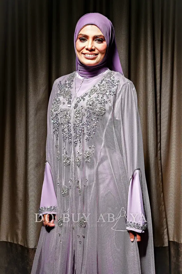 Aishah Tutu Cape — #bellasyedyes bridal abaya by Do Buy Abaya