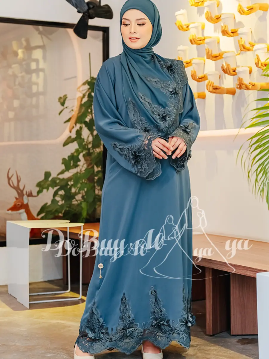 Ready Stocks Mia Luxe Teal Blue