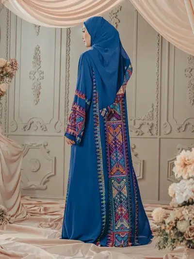Ready Stocks Palestine Lace Royal Blue