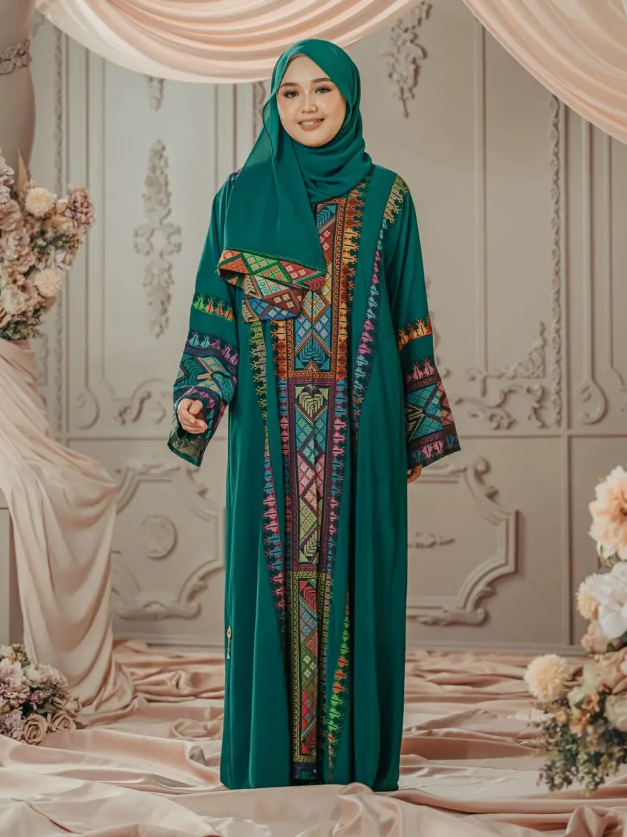 Palestine Lace Emerald Green