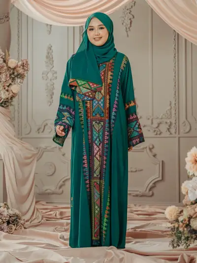 Palestine Lace Emerald Green