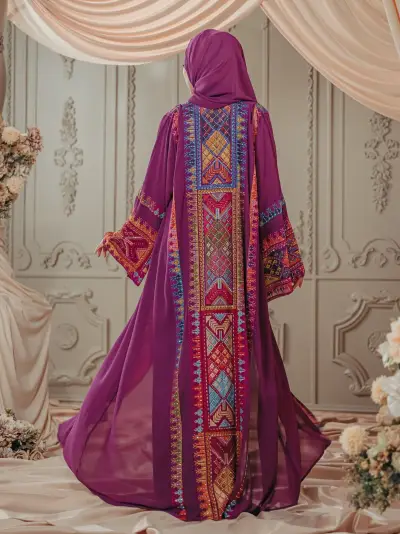 Ready Stocks Palestine Lace Magenta