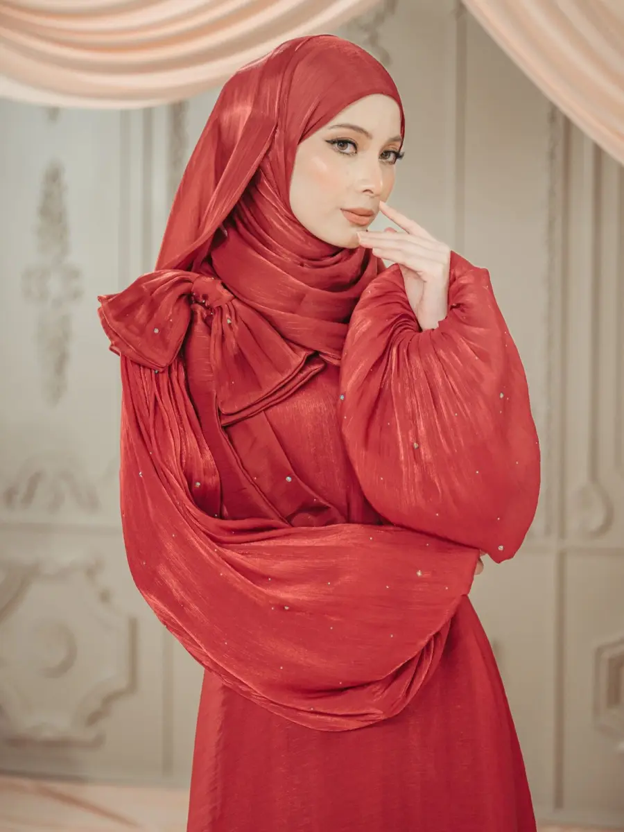 Maya Bow Maroon