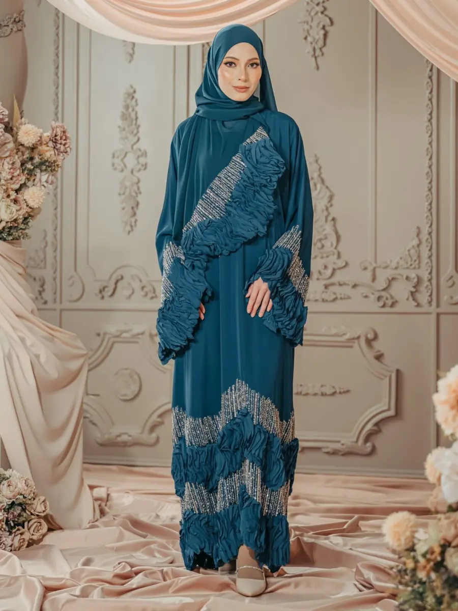 Ophelia Teal Blue
