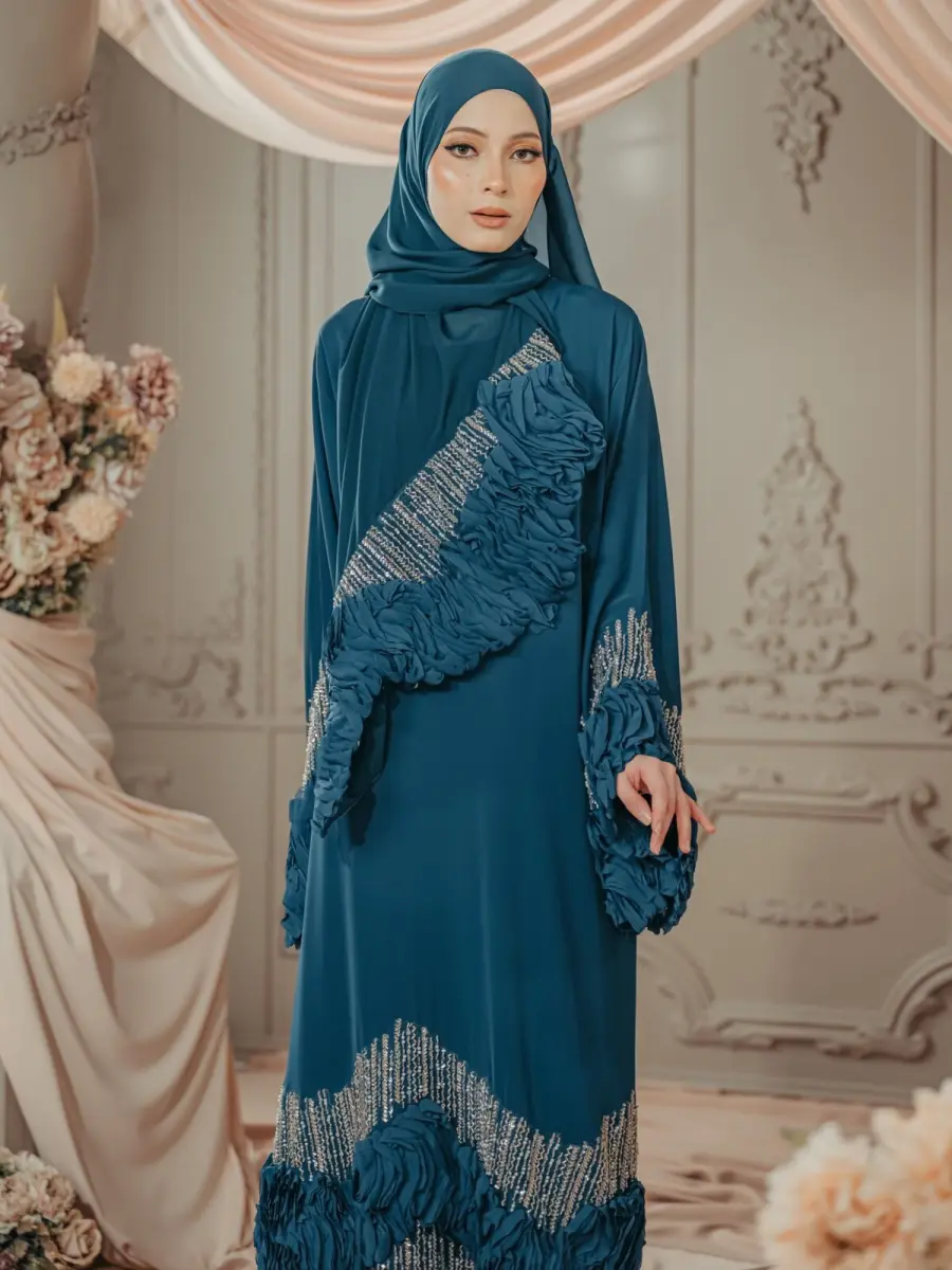 Ophelia Teal Blue