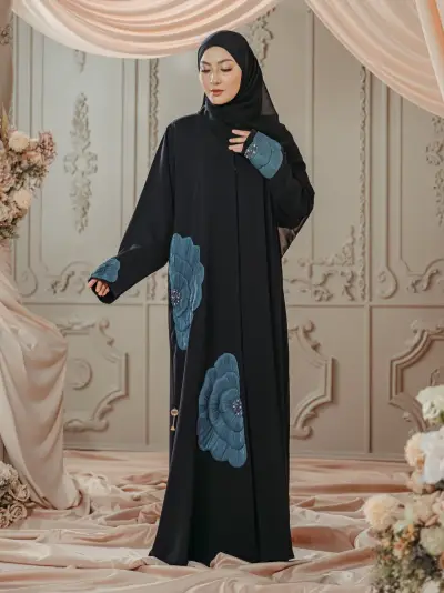 Blossome Black - Dark Blue
