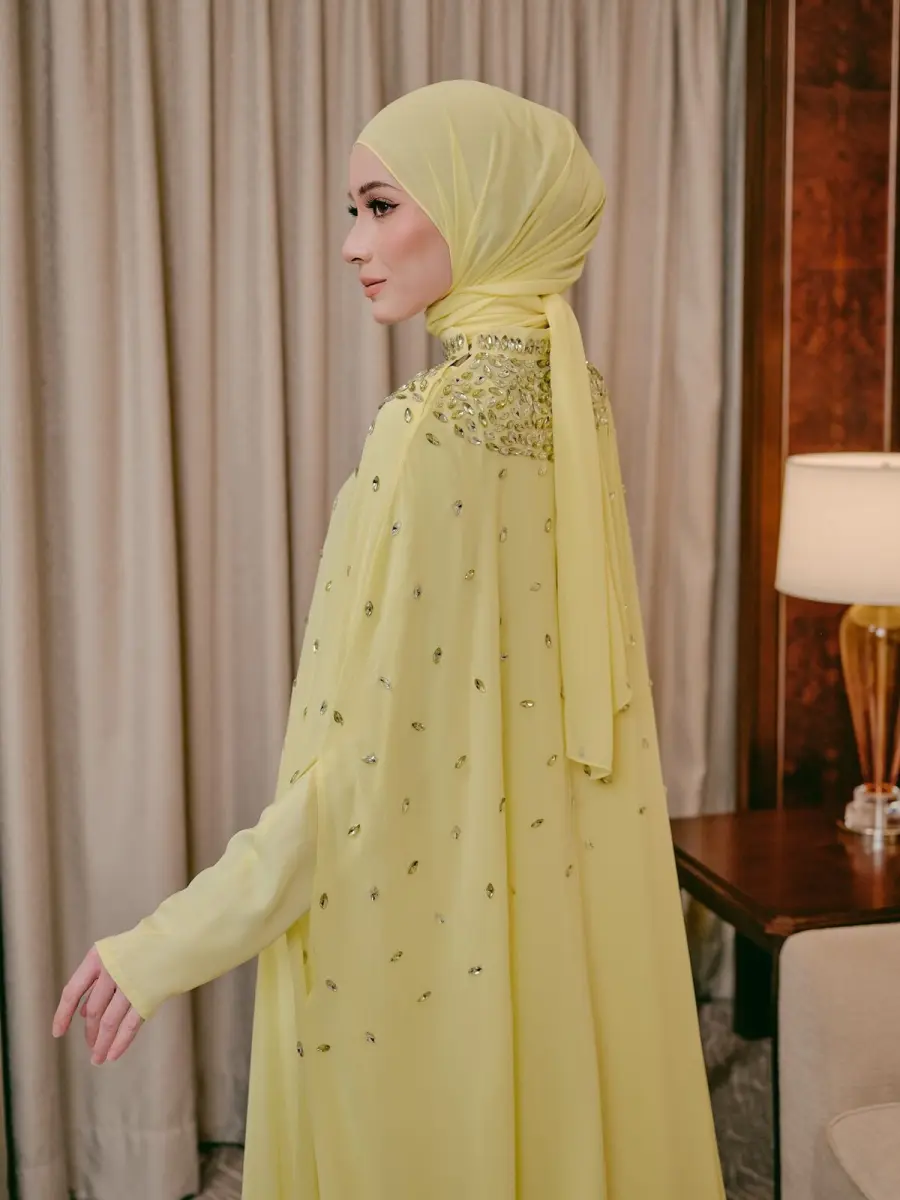 Ready Stocks Lunara Cape Soft Yellow