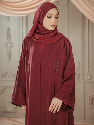 Ready Stocks Lily Tenun Maroon