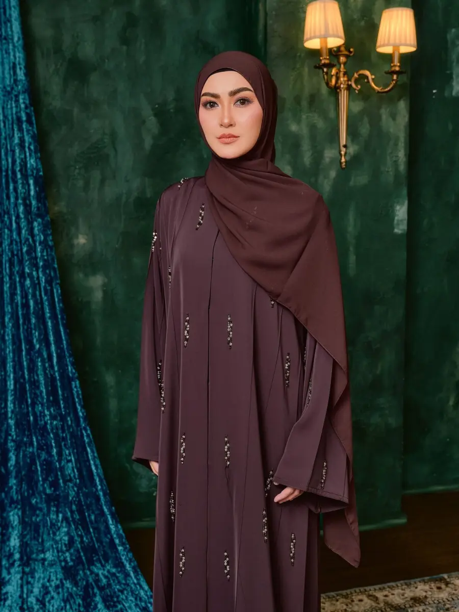 Ready Stocks Yasmeen Dark Mauve