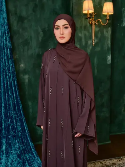 Ready Stocks Yasmeen Dark Mauve