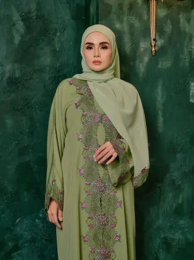 Rosetta Lace Lime Green