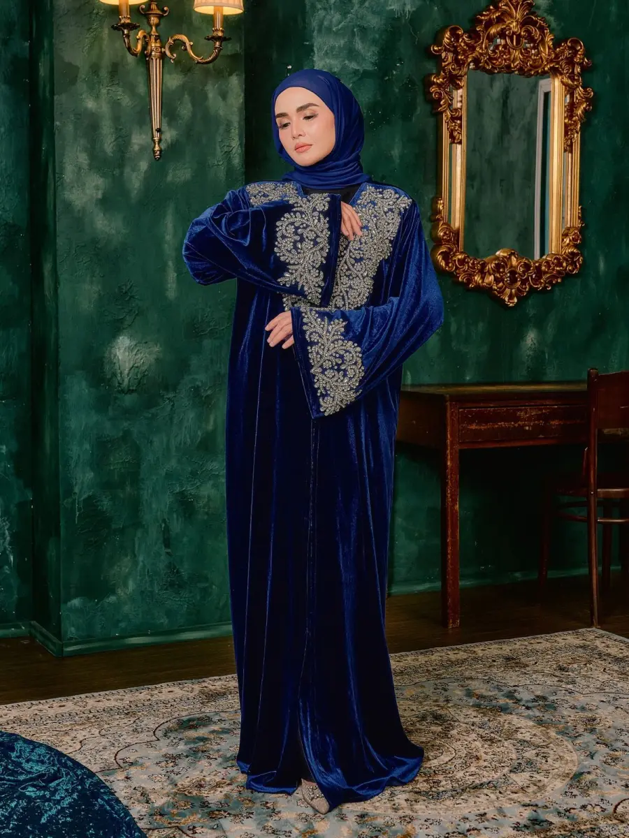 Kayra Velvet Dark Blue