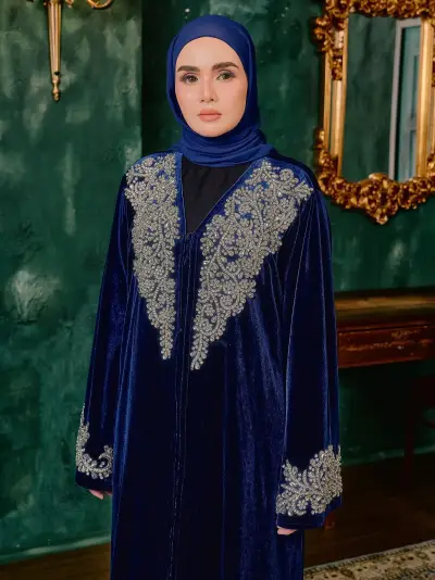 Kayra Velvet Dark Blue