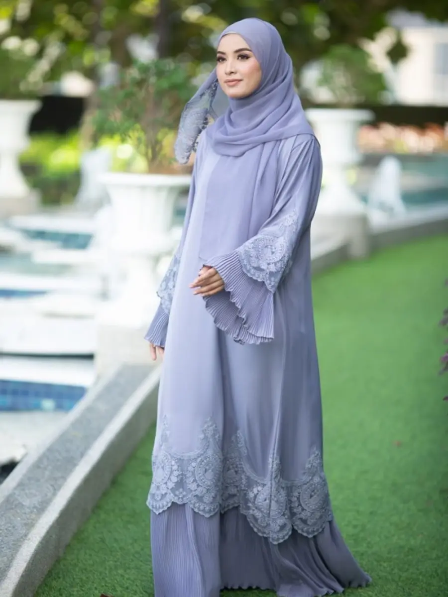 Amel Pleated Dusty Lavender