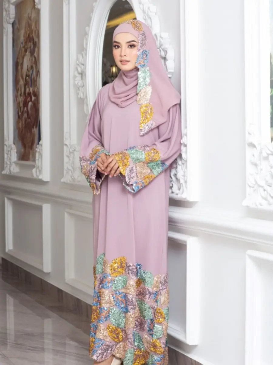 Tiffany Leaves Mauve