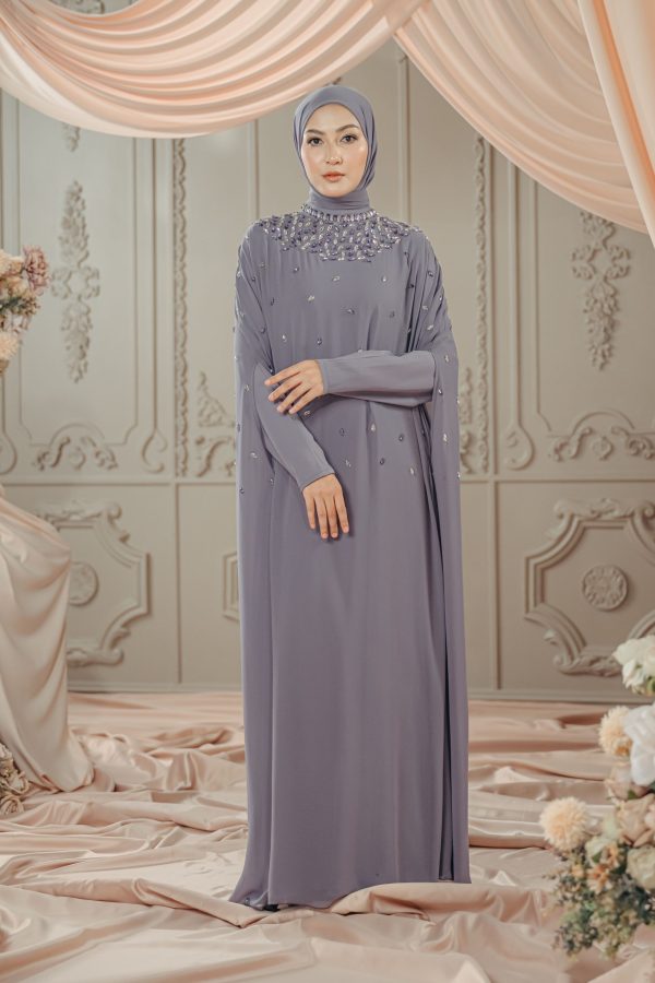 Ready Stocks Lunara Cape Ash Purple