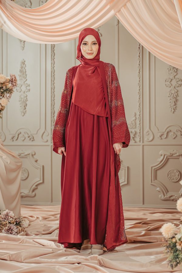 Ready Stocks Elise Maroon