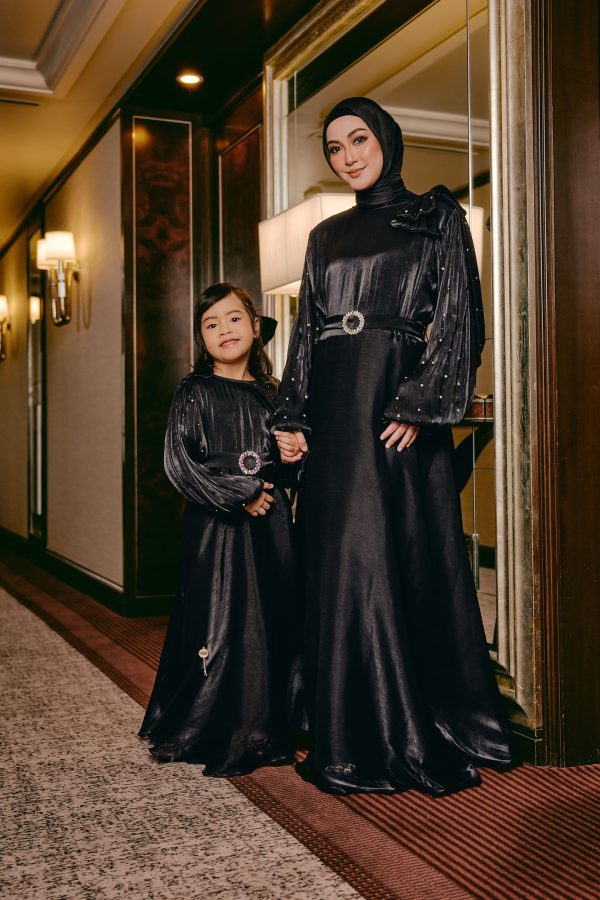 Ready Stock Kids Maya Bow Black