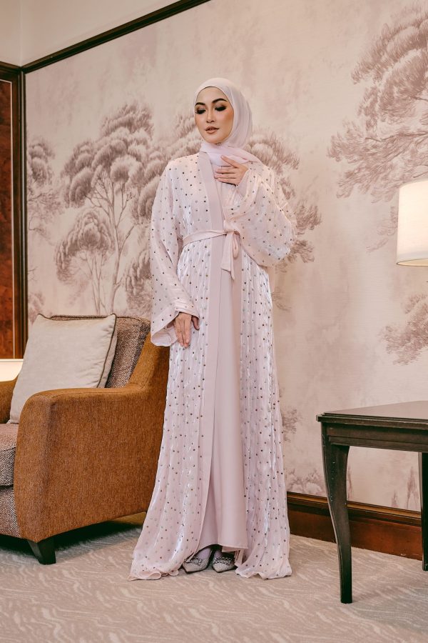 Ansa Organza Soft Pink (Full Stones)