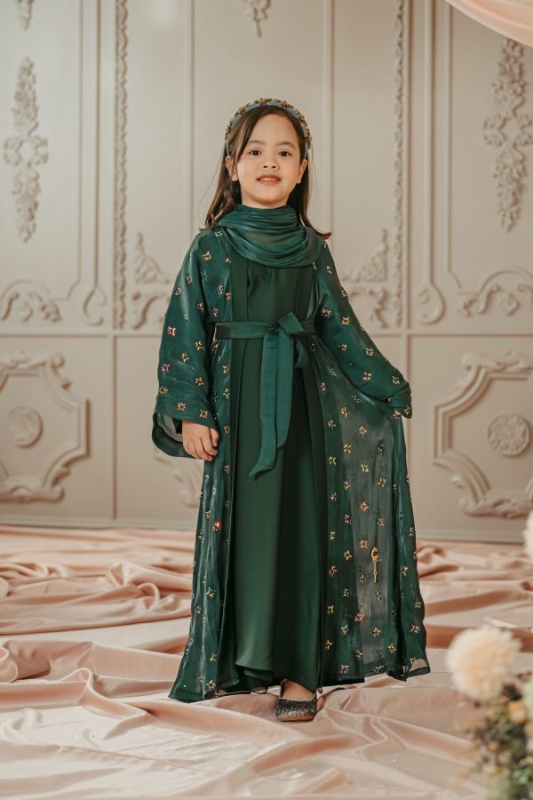 Kids Stargaze Princess Emerald Green