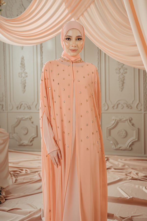 Ready Stocks Lunara Raindrop Peach