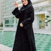 Crystal Abaya Black