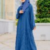 Crystal Abaya Royal Blue