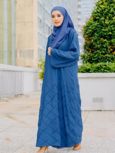Crystal Abaya Royal Blue
