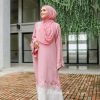 Dove Abaya Pink