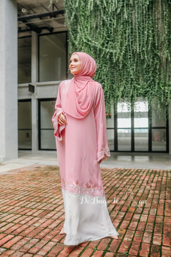 Dove Abaya Pink