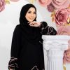 Harmony Abaya Pink Line