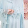 Ready Stocks Adele Lace Sleeves only - Light Blue