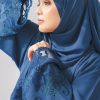 Lotus Lace Dark Blue