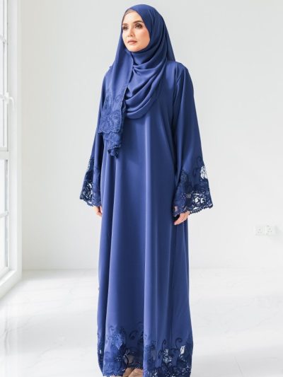 Lotus Lace Royal Blue