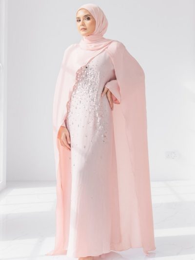 Ridaa Abaya Pink