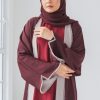Winter Maroon Grey
