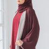 Winter Maroon Grey