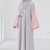 Ready Stocks Empire Abaya Grey