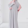 Ready Stocks Empire Abaya Grey