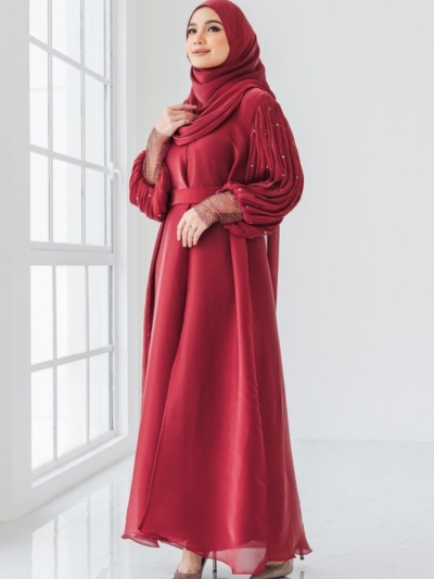 Ready Stocks Maya Net Stones Red