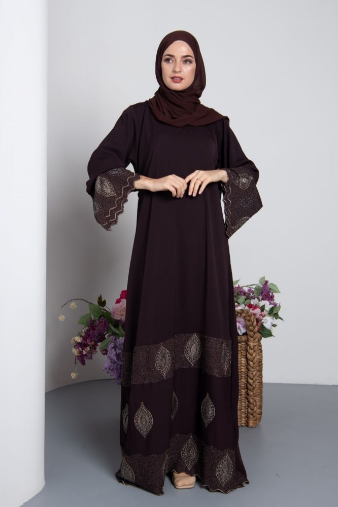 Ready Stocks Safira Abaya Dark Purple