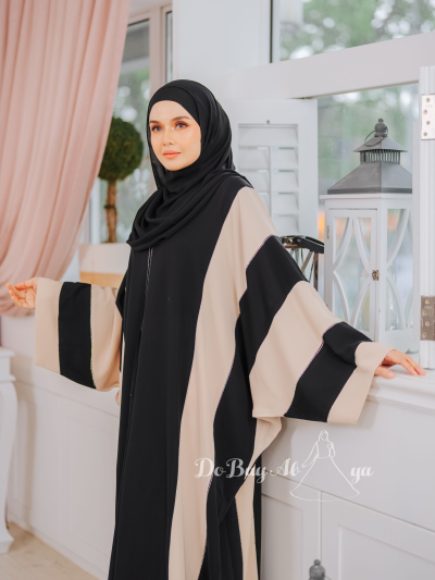 Ready Stocks Kamelia Black - Beige