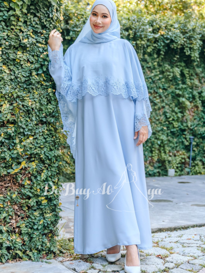 Zehra Cape Baby Blue