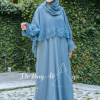 Zehra Cape Ash Blue