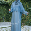 Zehra Cape Ash Blue