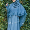 Zehra Cape Ash Blue