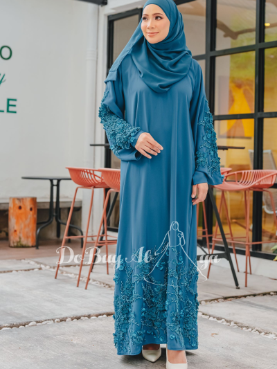 Puspa Sari Teal Blue