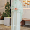Ready Stocks Zehra Cape Mint Green