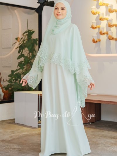 Zehra Cape Mint Green
