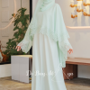 Ready Stocks Zehra Cape Mint Green